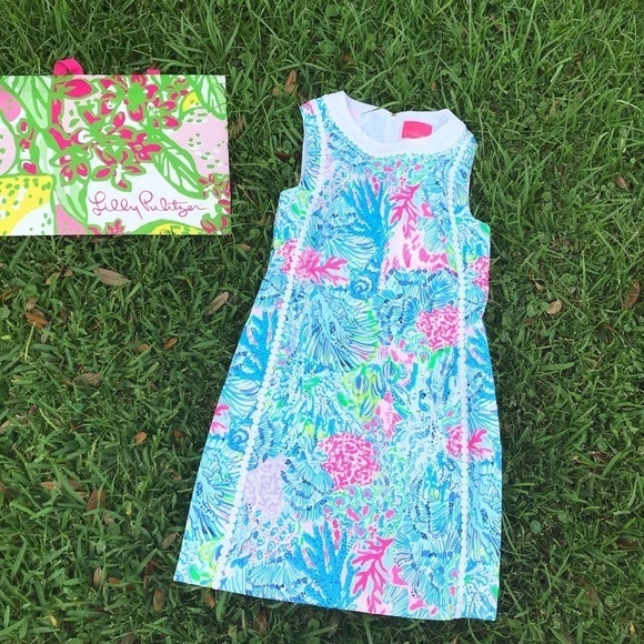 Lilly Pulitzer Mila Stretch Shift New Sz2 D04 - Picture 1 of 8
